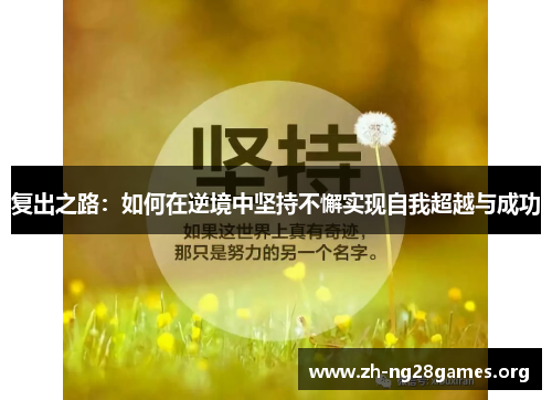 复出之路:如何在逆境中坚持不懈实现自我超越与成功 复出之路:如何在逆境中坚持不懈实现自我超越与成功